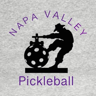 Napa Valley Pickleball Classic (crest + back) T-Shirt